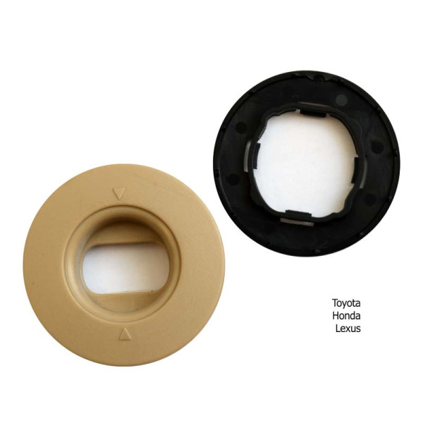 Mat holder, oval, beige (Toyota)