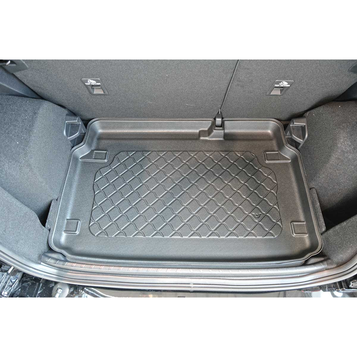 Trunk mat Ford Ecosport from 2018 (bottom part / one-level boot) Trunk mat Ford Ecosport from 2018 (bottom part / one-level boot)