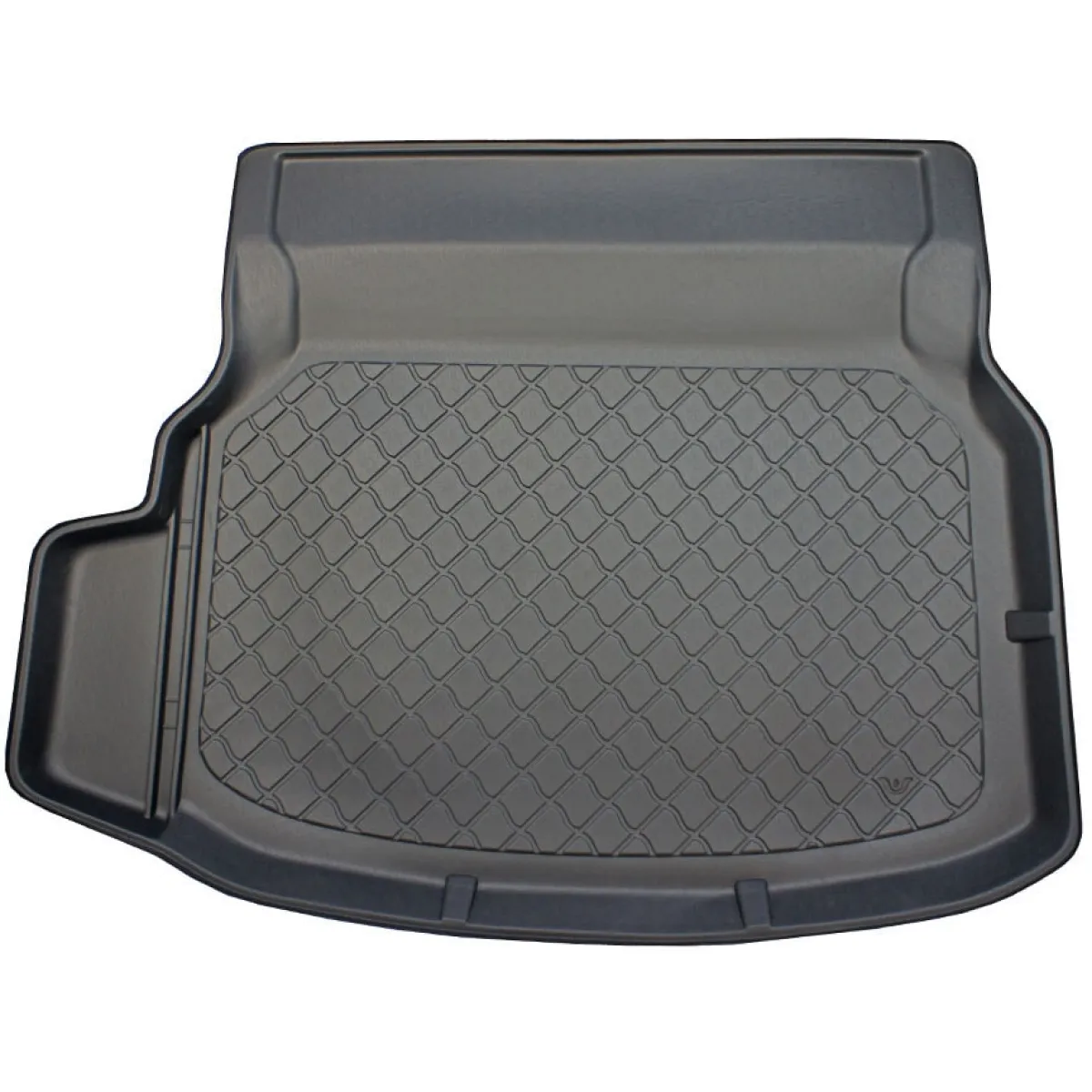 Trunk mat Mercedes C-class W204 Sedan 2007-2014 (forward folding rear seats, with a container in the left niche) Trunk mat Mercedes C-class W204 Sedan 2007-2014 (forward folding rear seats, with a container in the left niche)