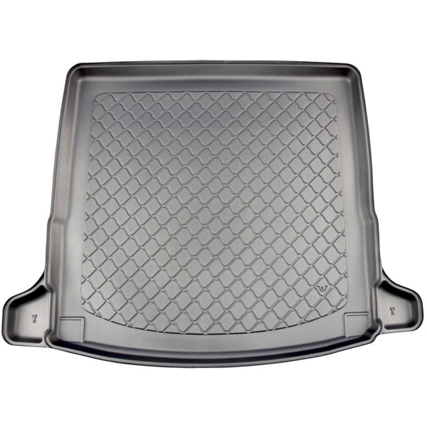Trunk mat Mercedes CLA X118 Shooting Brake (Combi) from 2019 (cut off the niches of the right and left sides)