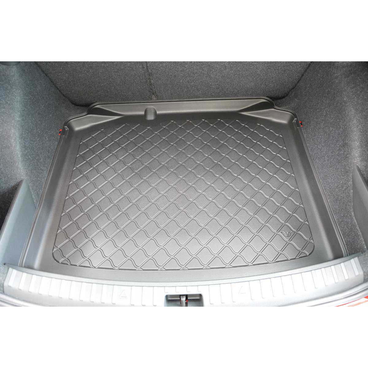 Trunk mat Skoda Scala Hatchback from 2019 (bottom part / one-level boot) Trunk mat Skoda Scala Hatchback from 2019 (bottom part / one-level boot)