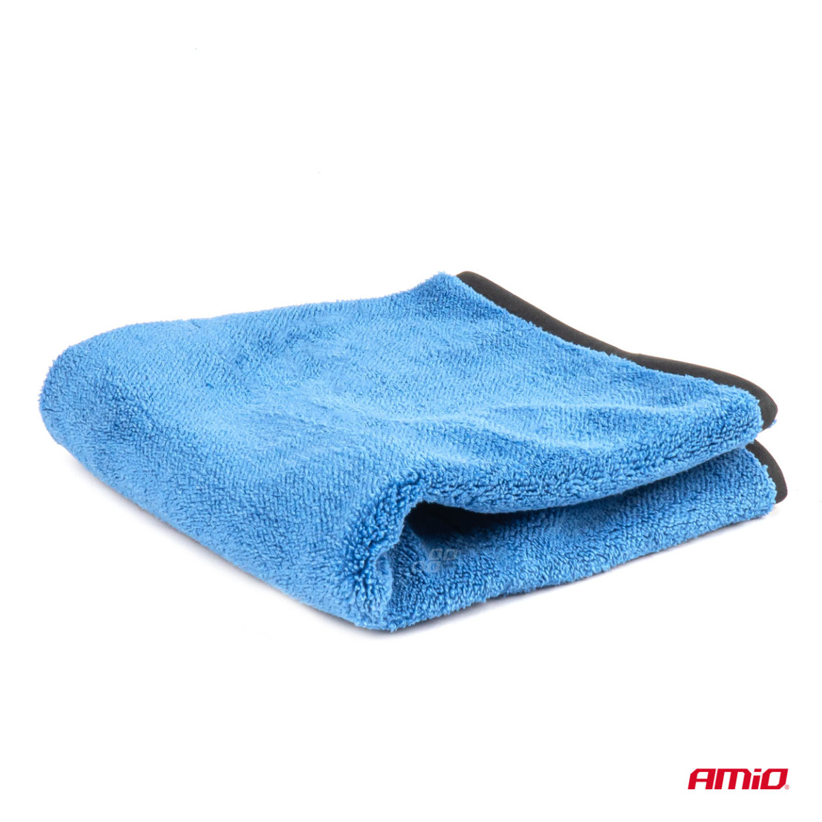 Microfiber towel 2in1 - for glass and drying 30x40 cm, 630 gsm, AMIO-03746