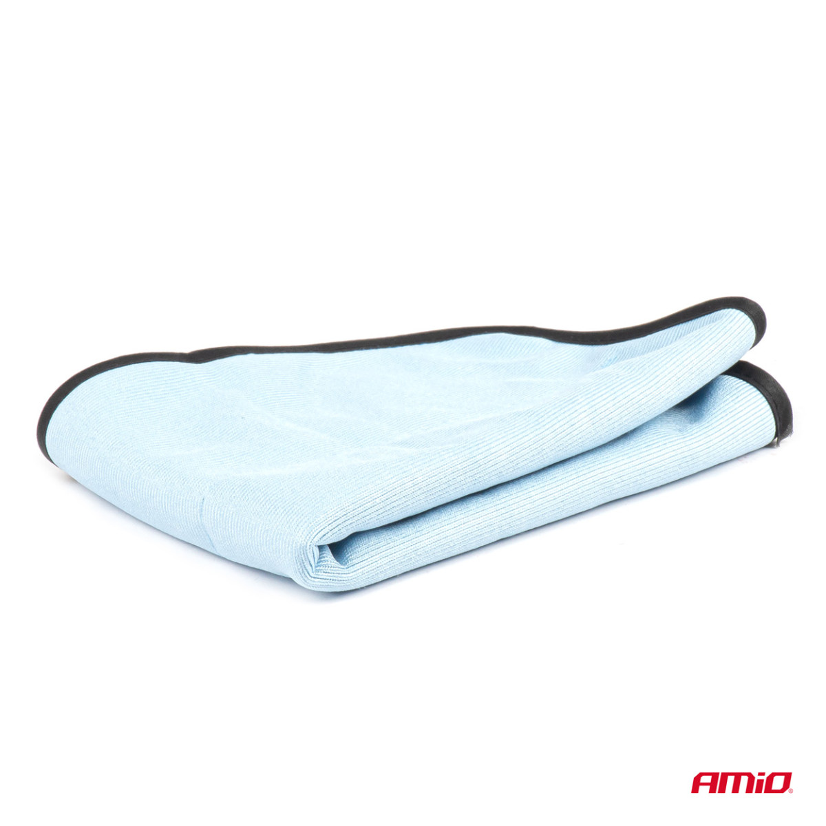 Microfiber towel 2in1 - for glass and drying 30x40 cm, 630 gsm, AMIO-03746