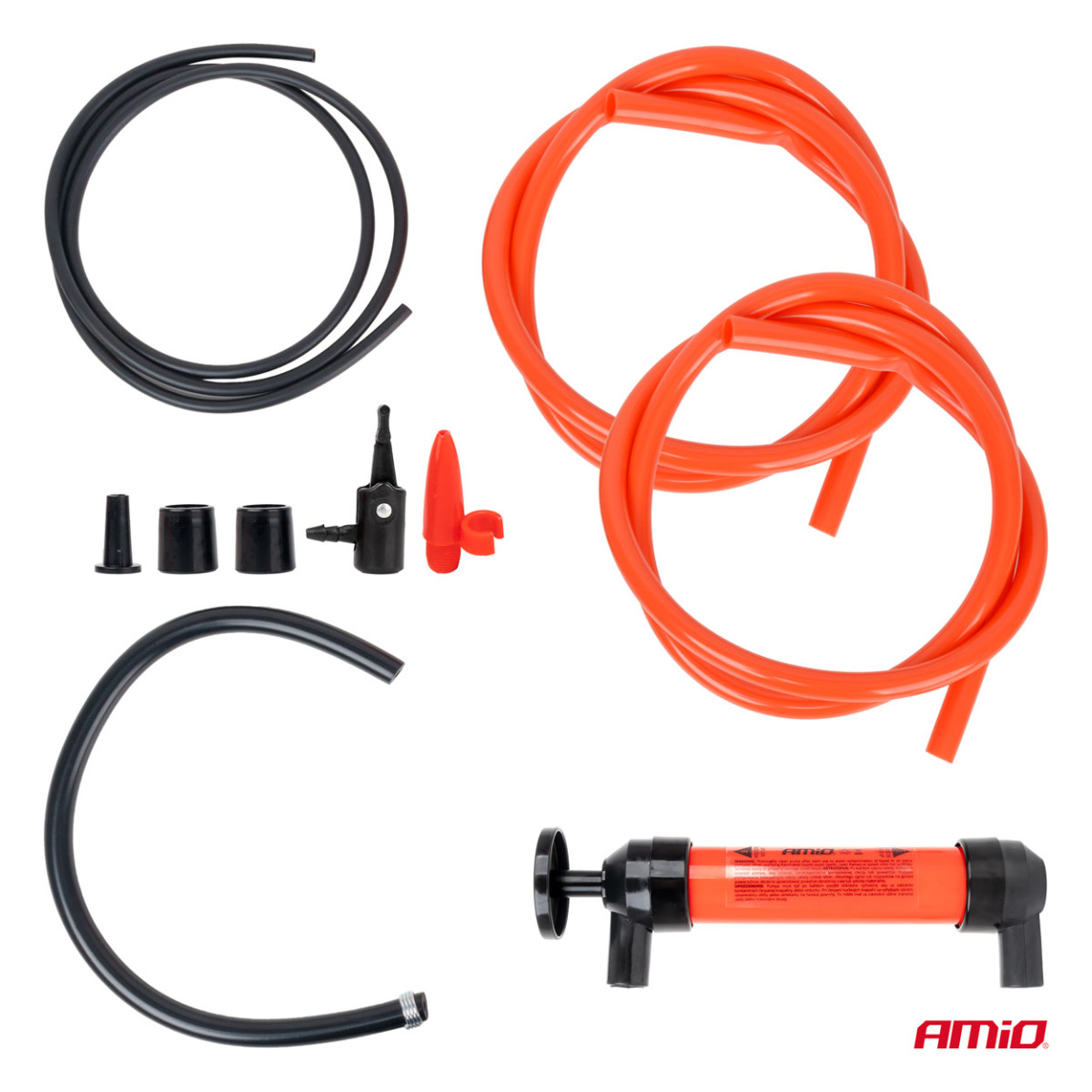 3in1 hand pump for draining air, oil and other liquids AMIO-02055
