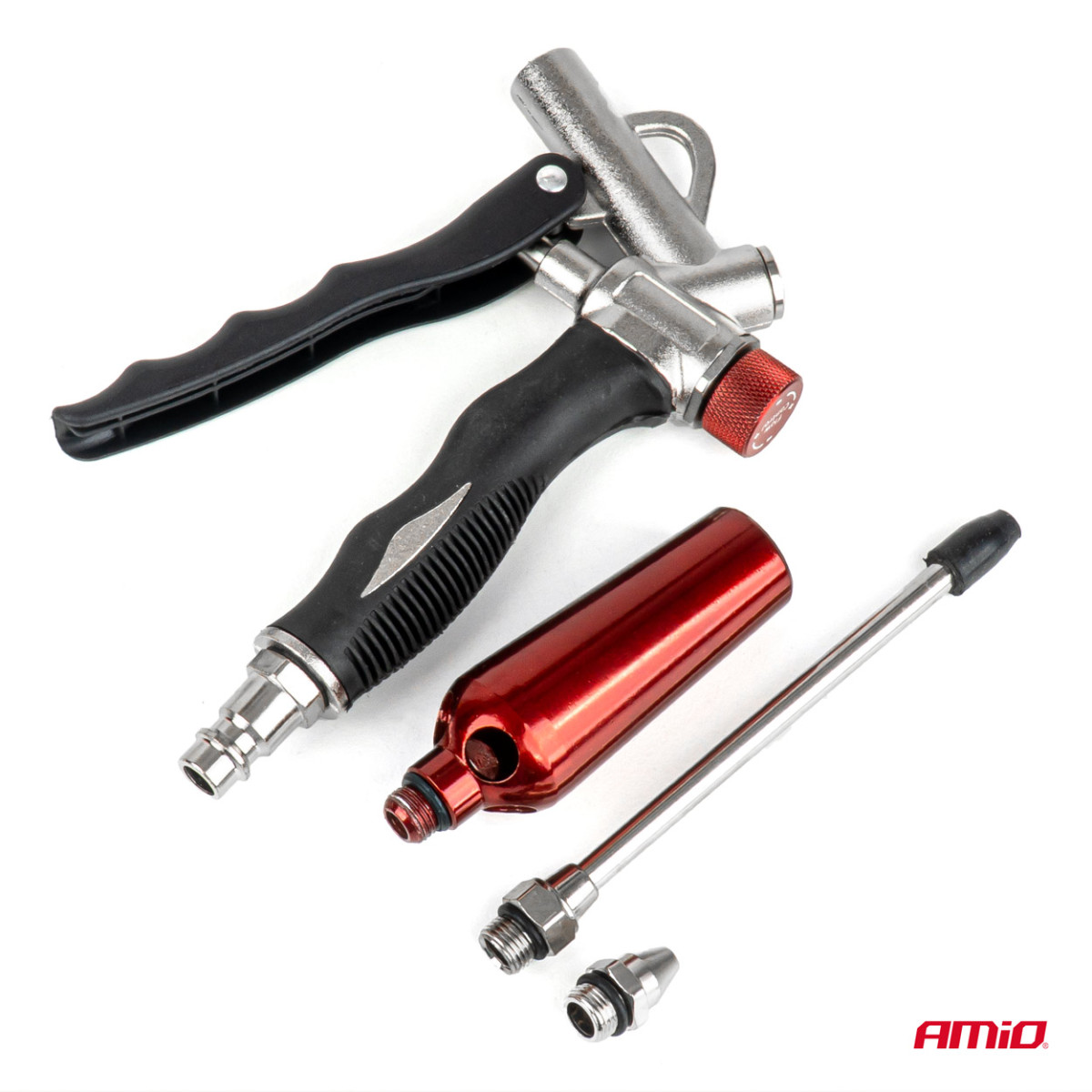 Pneumatic blow gun with Venturi nozzle, 1/4", AMIO-04928