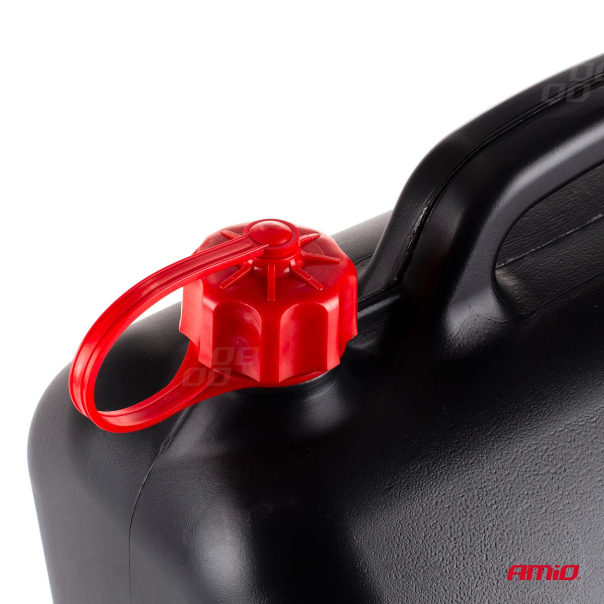 Plastic fuel canister 20 L, black, 38x35x20 cm