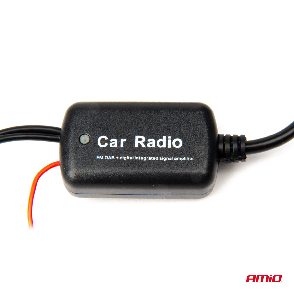 Radio antenna signal amplifier 12V DAB/FM AMIO-04134