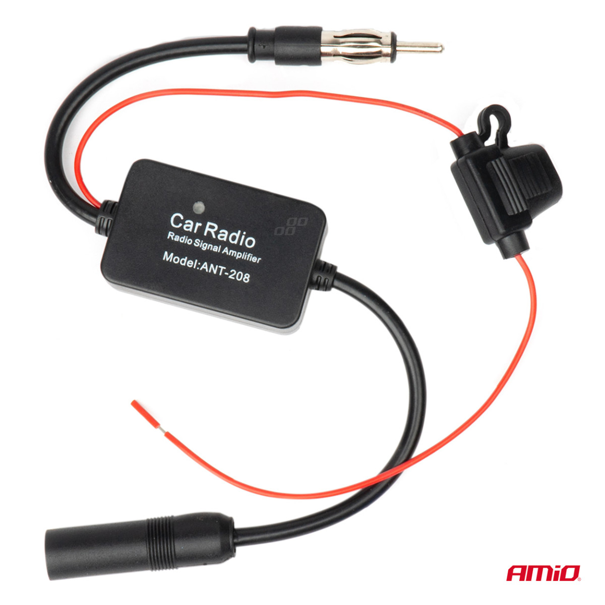 Anti-interference car antenna amplifier 12V AMIO-04133