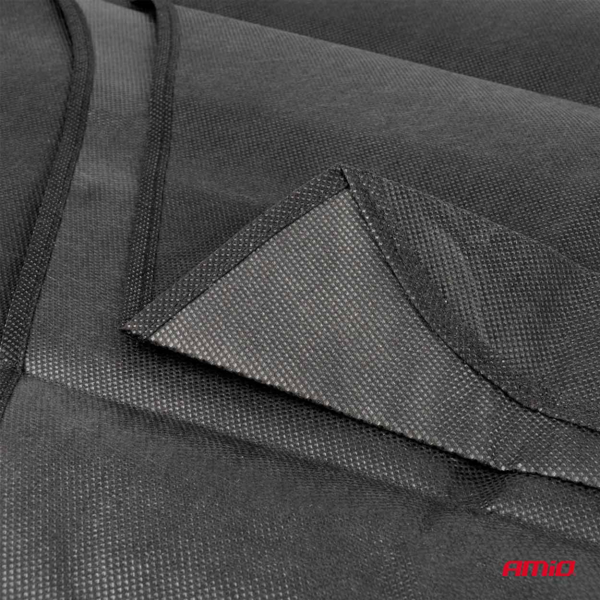 Large windshield protection against frost and sun 90x175 cm, black AMIO-01516