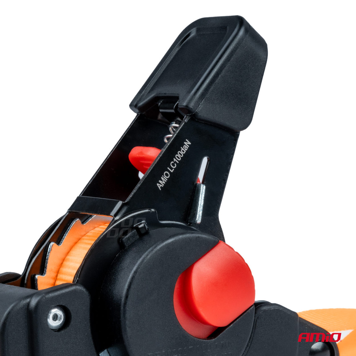 Cargo lashing strap with automatic winder 200 kg, 2 mx 18 mm, S-TYPE AMIO-03323
