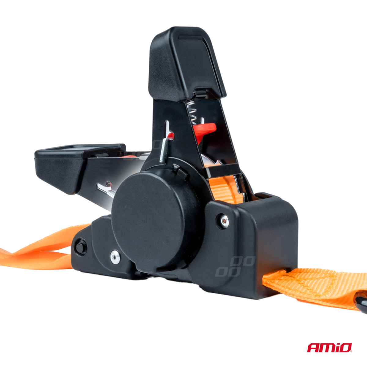 Cargo lashing strap with automatic winder 200 kg, 2 mx 18 mm, S-TYPE AMIO-03323