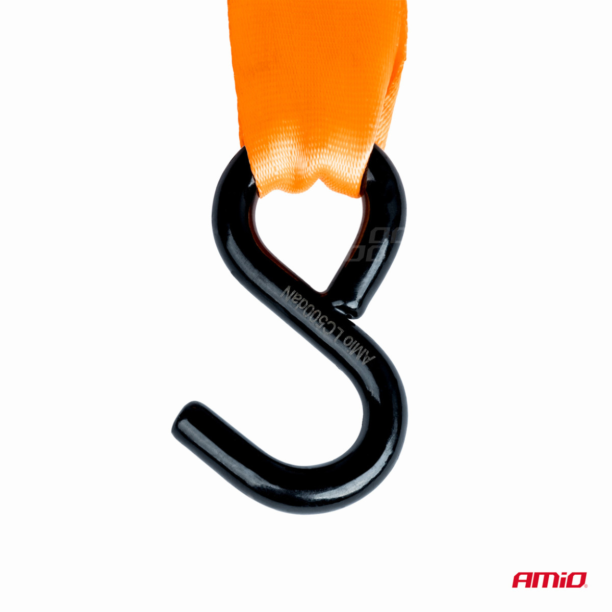 Cargo lashing strap with automatic winder 200 kg, 2 mx 18 mm, S-TYPE AMIO-03323