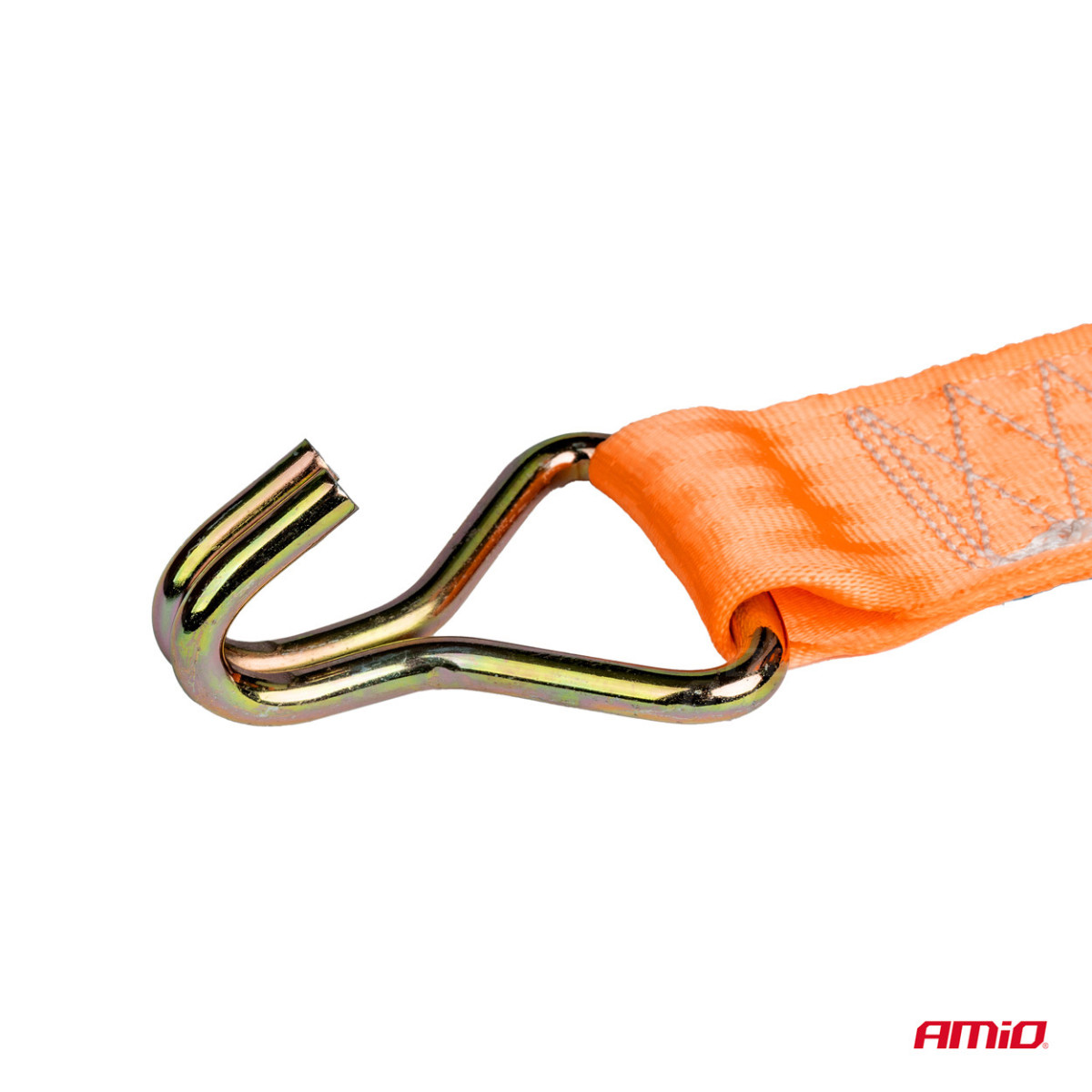 Cargo lashing strap with automatic winder 640/320 kg, 3.5 mx 25 mm, J-TYPE AMIO-03319