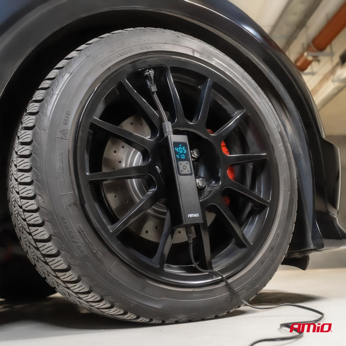 Car compressor with LED display 12V 100W AMIO-04376