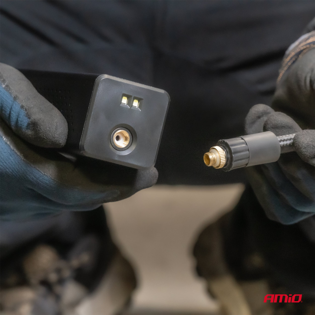 Car compressor with LED display 12V 100W AMIO-04376