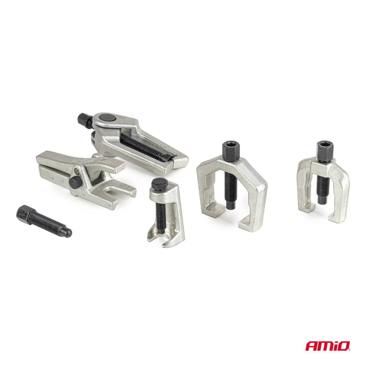 Ball joint and tie rod end removal tool set, 5 pcs. AMIO-04767