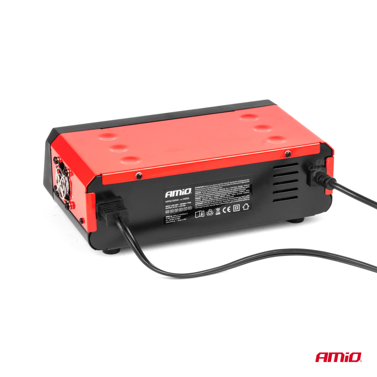 Digital battery charger 10A 6V/12V AMIO-04056