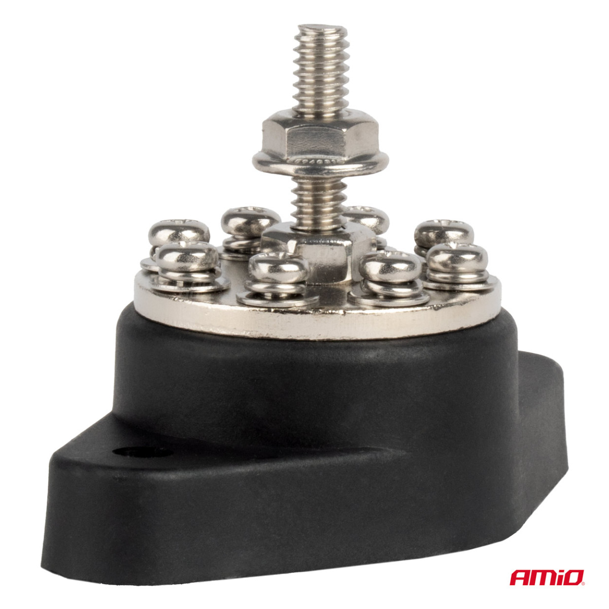 Battery connector distribution block 8 connectors, Bus Bar up to 48V 160A, AMIO-03807