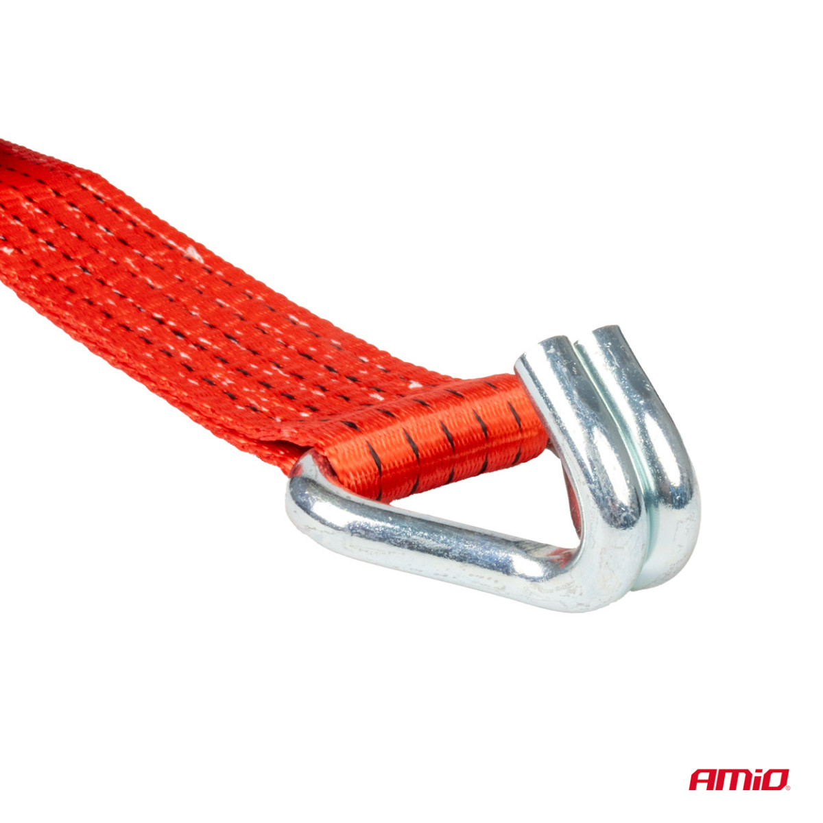 Cargo lashing strap ERGO with hook, 5000 kg, 11.6 mx 50 mm, AMiO-03999