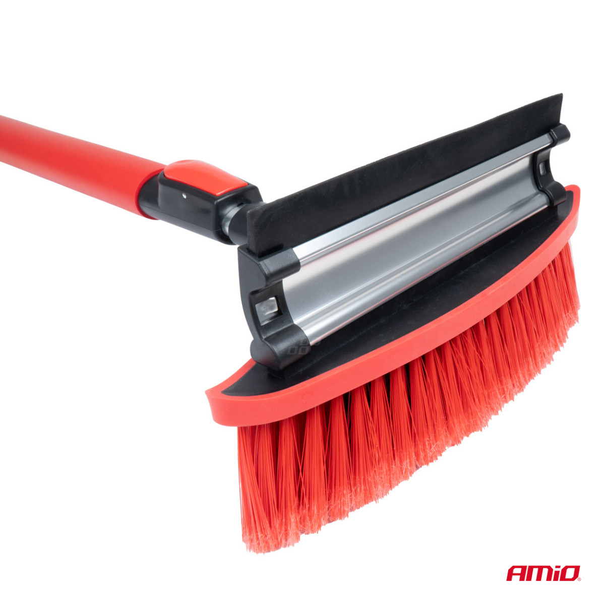 Large telescopic snow brush with scraper 98-134 cm