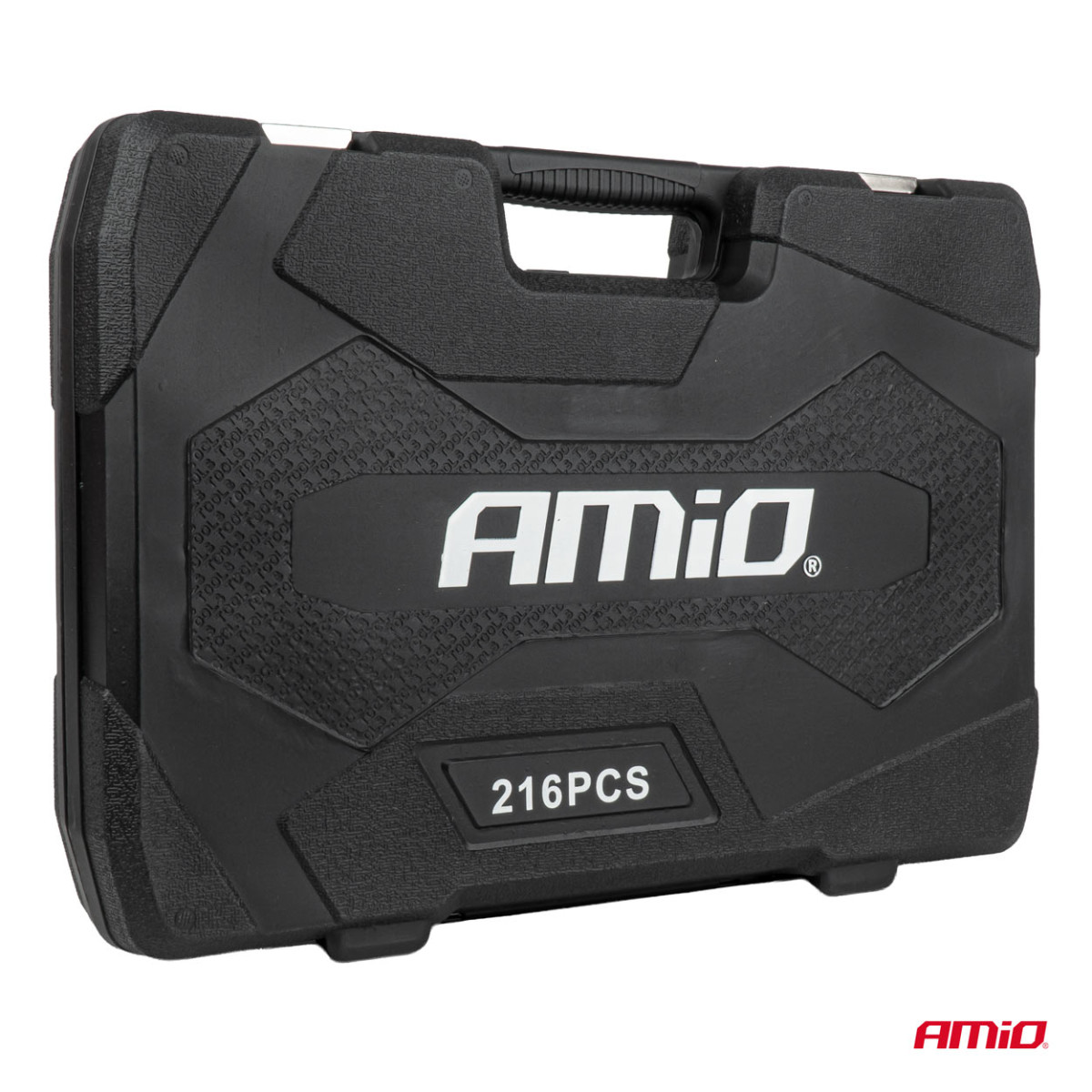 Bit, wrench and socket set with ratchets, 216 pcs., AMIO-05020