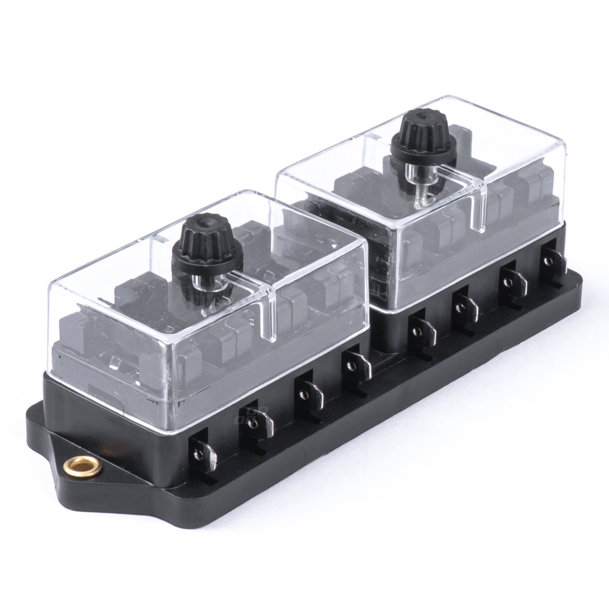 Fuse box, 8 slots for blade (ATO/UNI) fuses AMIO-03042