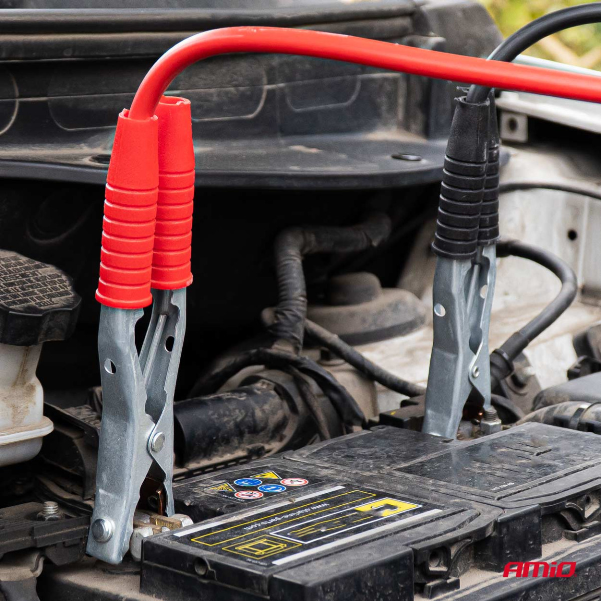 Jumper cables 1200A, 6 m, 99.9% copper, AMIO-04822