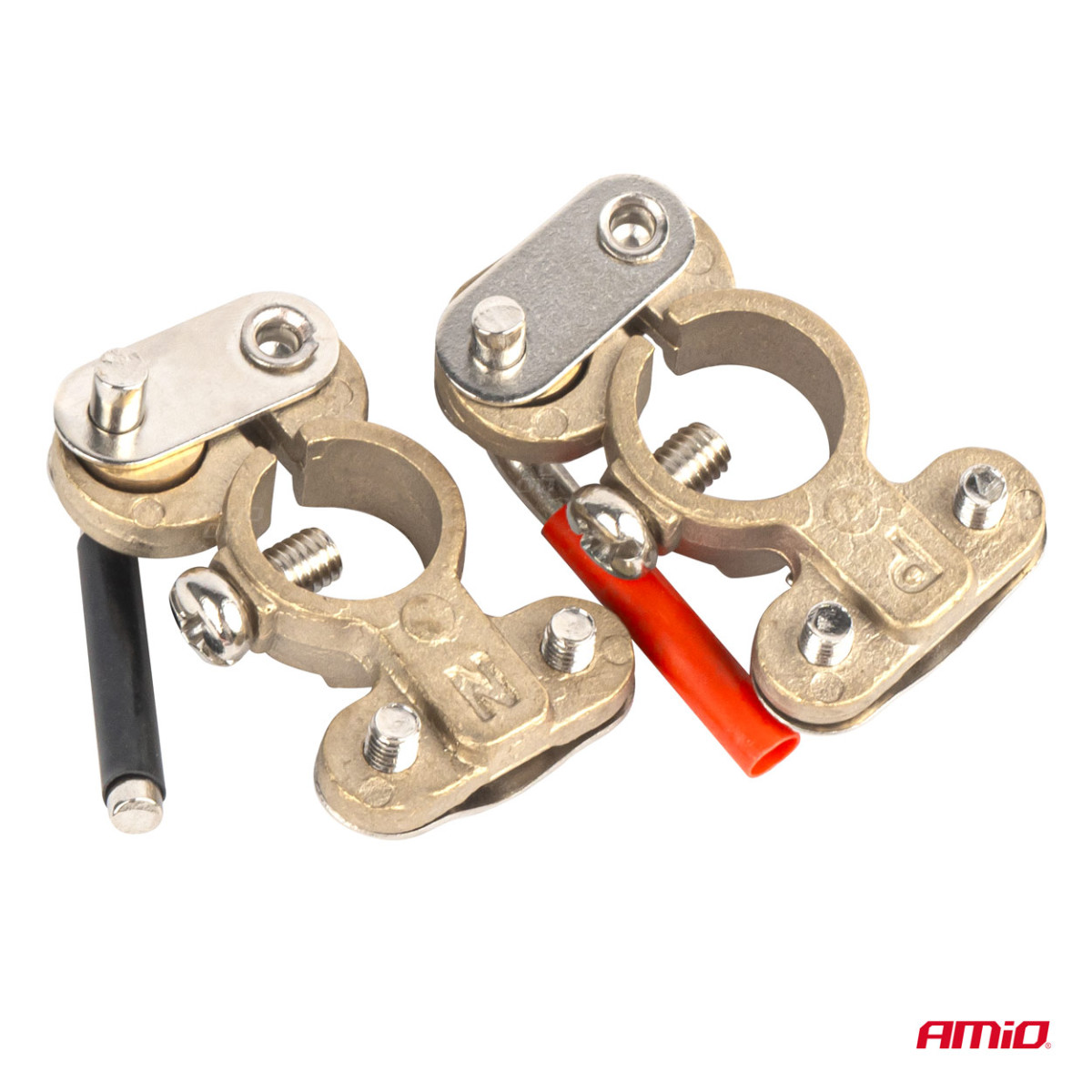 Battery terminals 600 A, copper, 2 pcs. AMIO-03846