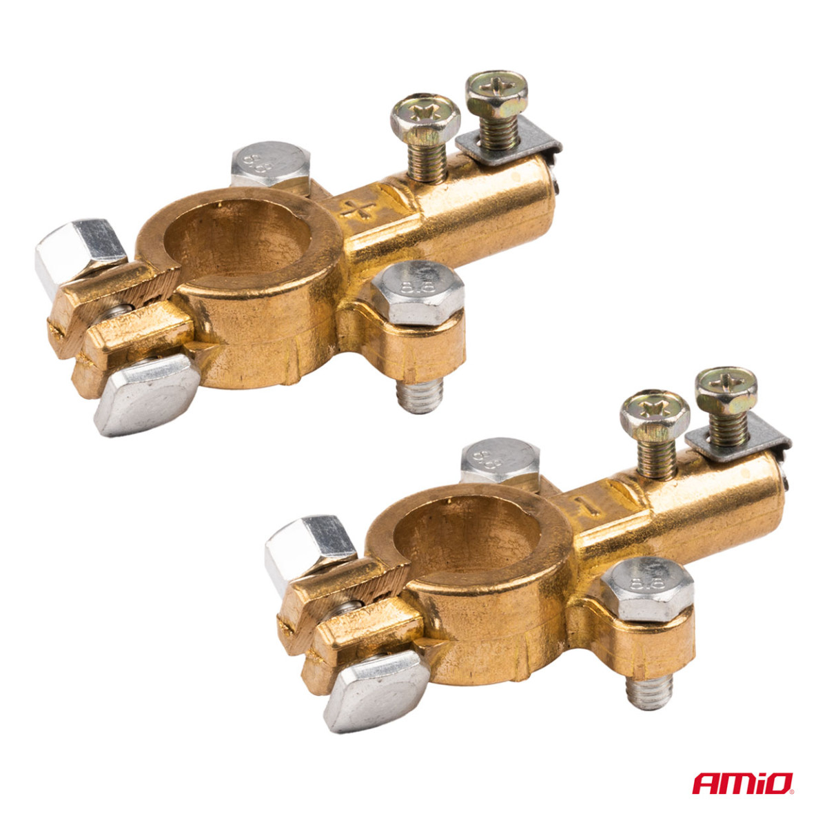 Battery terminals 800 A, copper, 2 pcs. AMIO-04390
