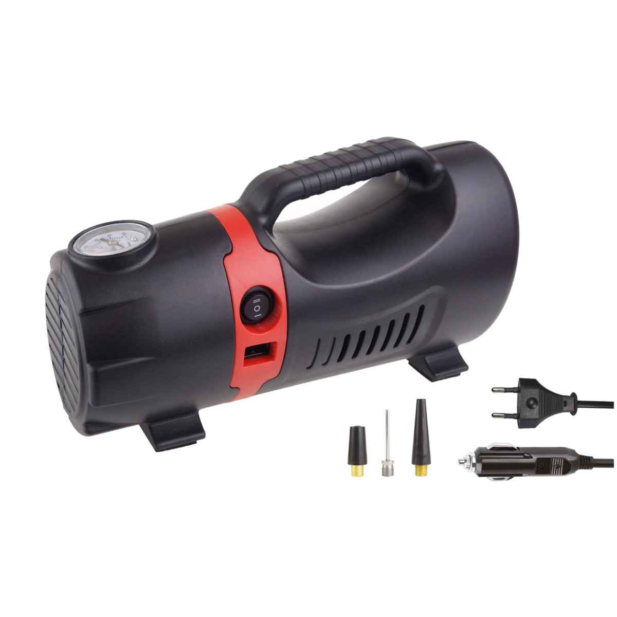 Car air compressor 12V/230V ACOMP-09 AMIO-02383