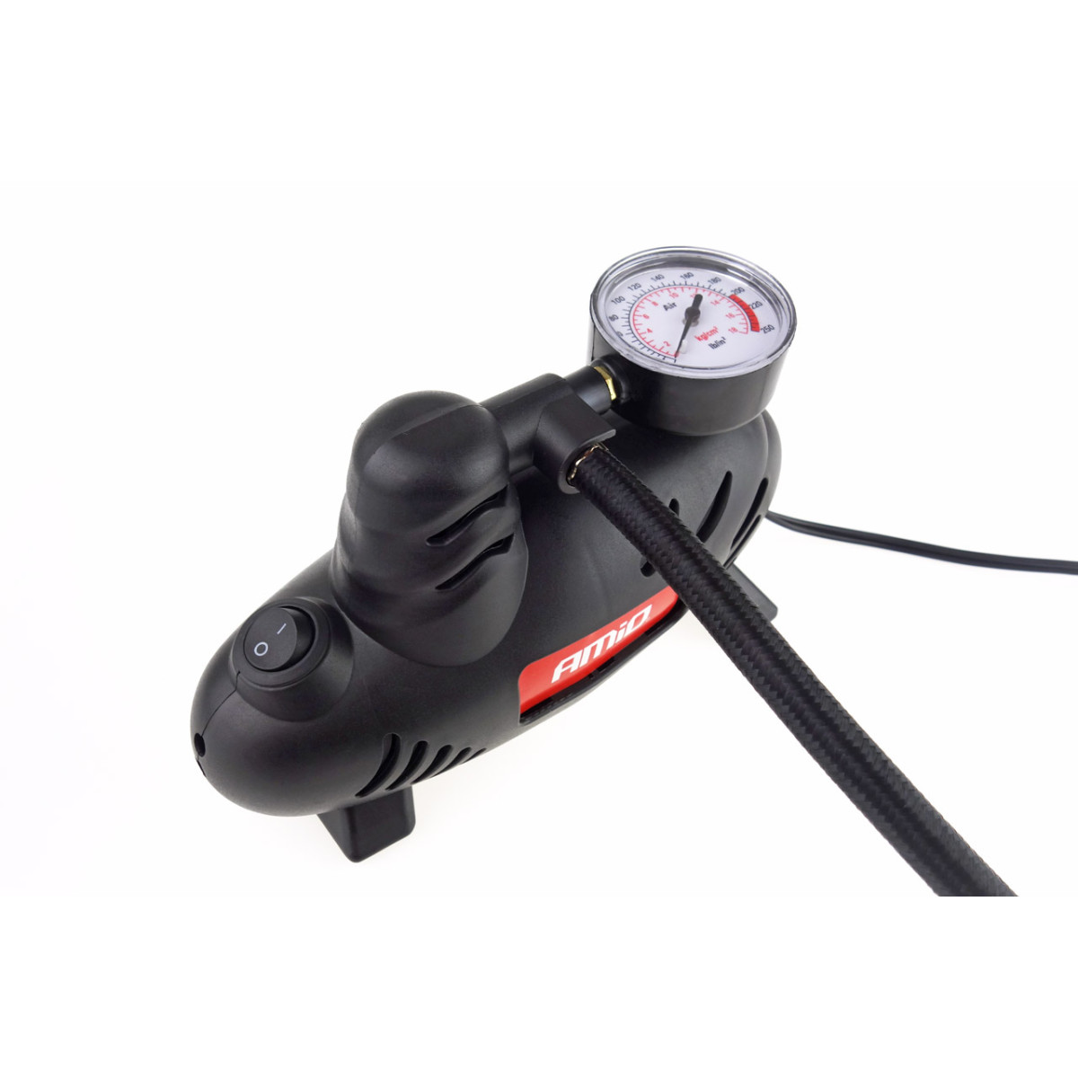 Car air compressor with LED lighting 12V ACOMP-07 AMIO-02181