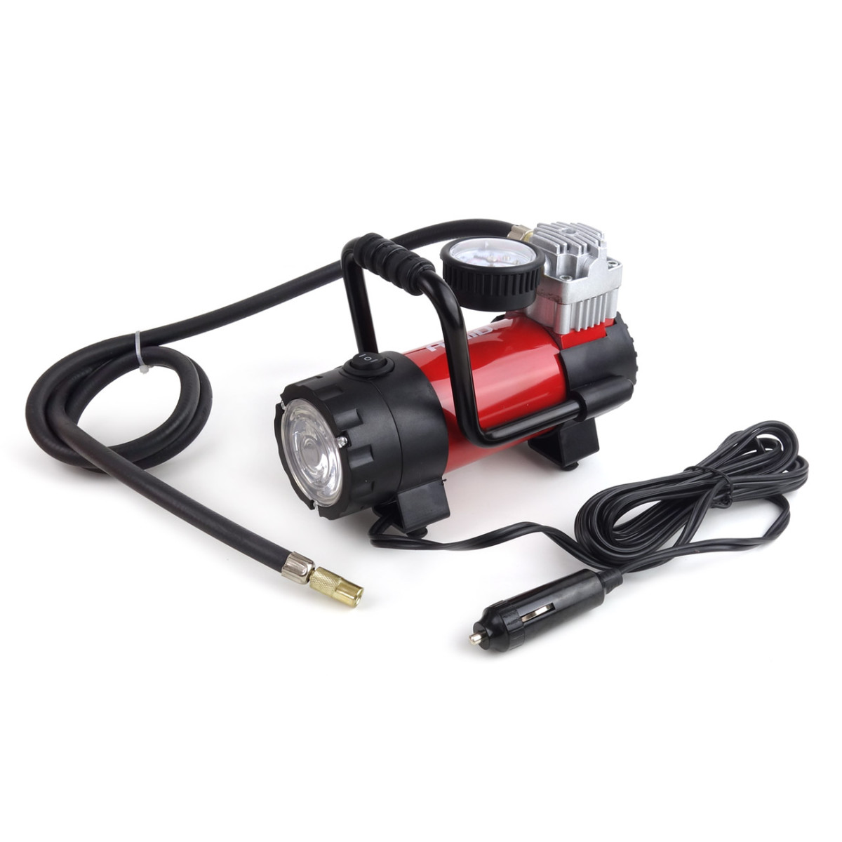 Car air compressor HQ with LED lighting 12V ACOMP-06 AMIO-02180
