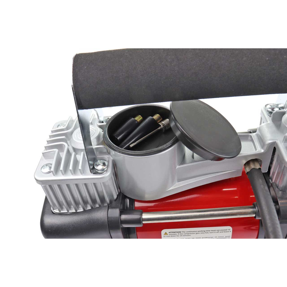 Car air compressor 12V HQ, twin cylinder ACOMP-04 AMIO-01136