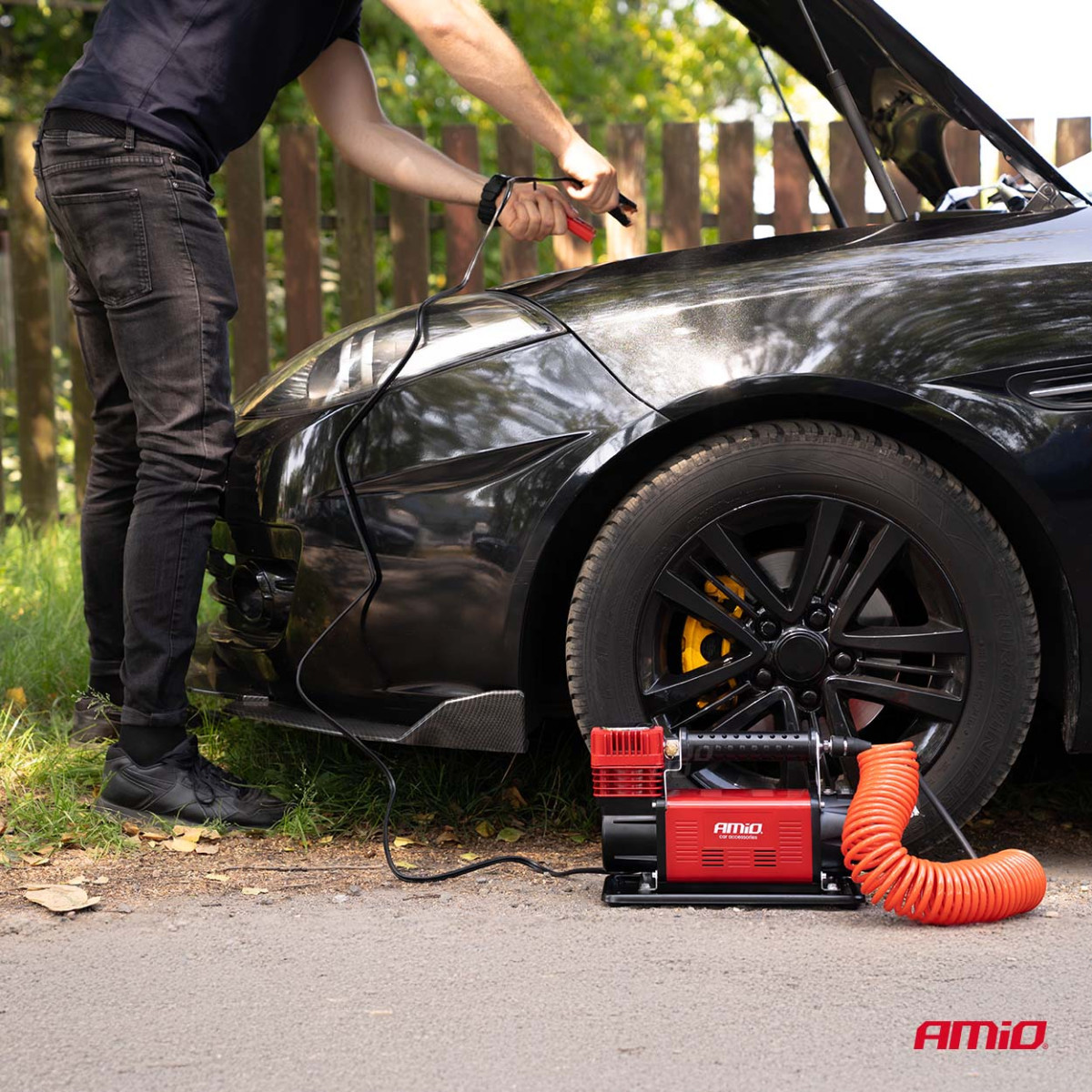 Car compressor Heavy Duty 600W 12V ACOMP-24 AMIO-04398