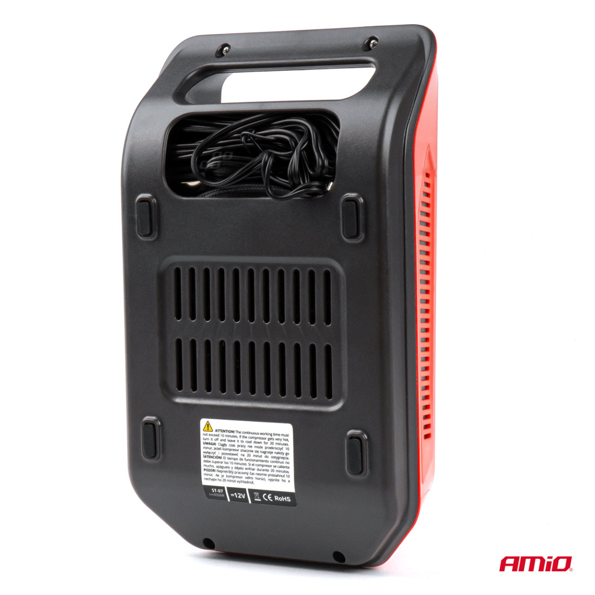 Car air compressor 12 V, LCD, LED, AMIO-03268