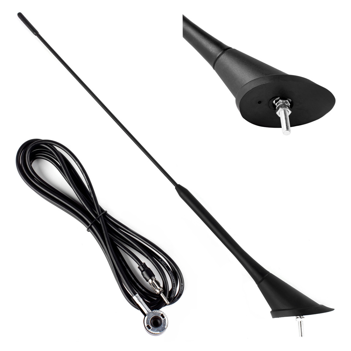 Car antenna 40 cm, ANT07 AMIO-01507