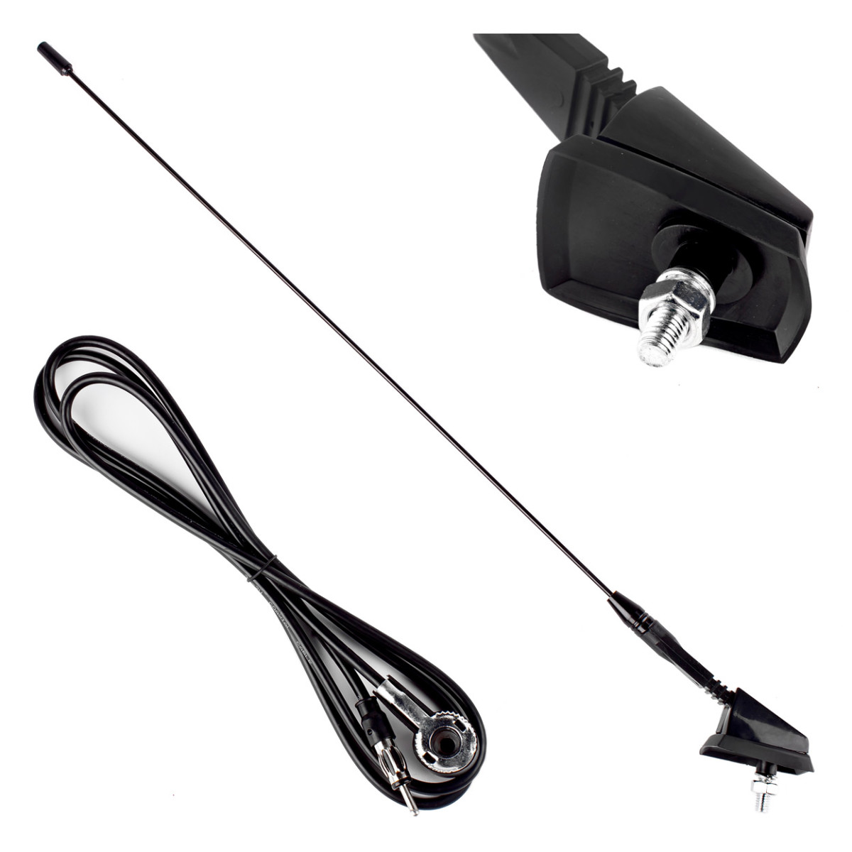 Car antenna 41 cm with 5 mm adapter ANT01 AMIO-01048