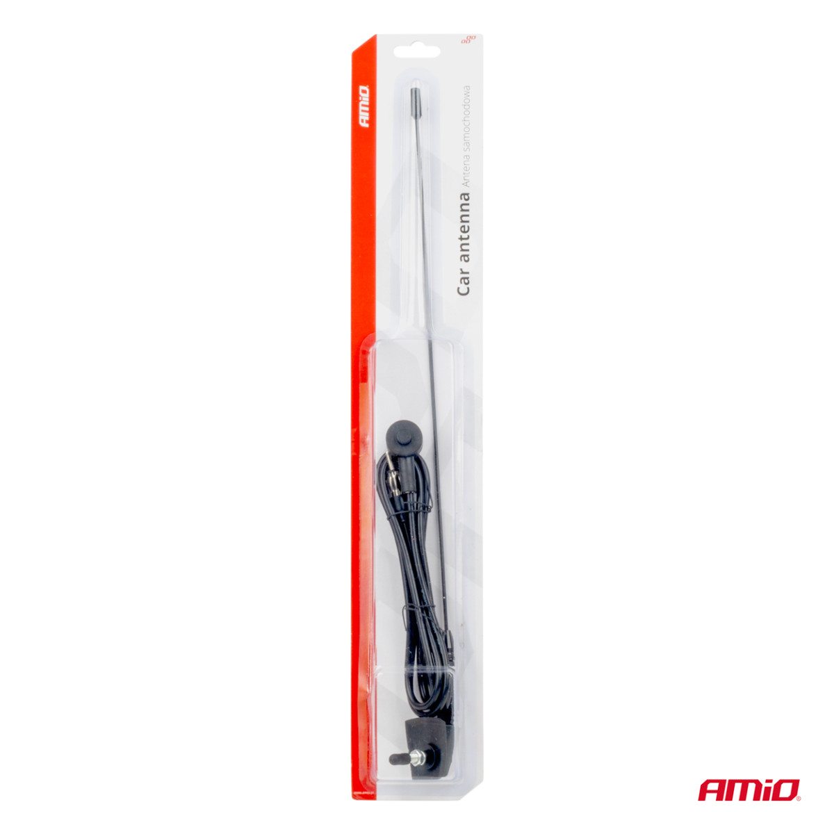 Car antenna 41 cm with 5 mm adapter ANT01 AMIO-01048
