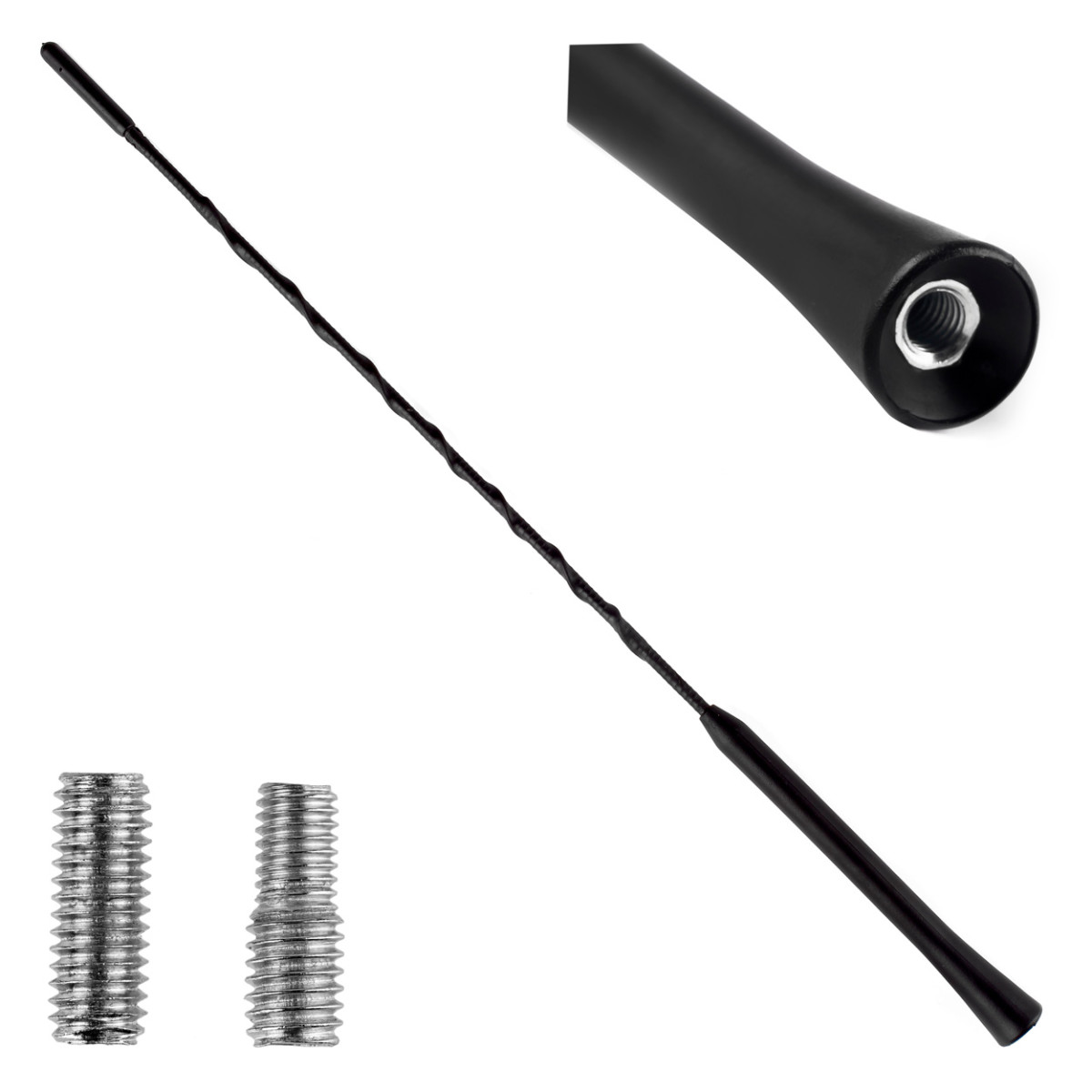 Car antenna, 41 cm, with 5/6 mm adapter, ANTM02 AMIO-01129