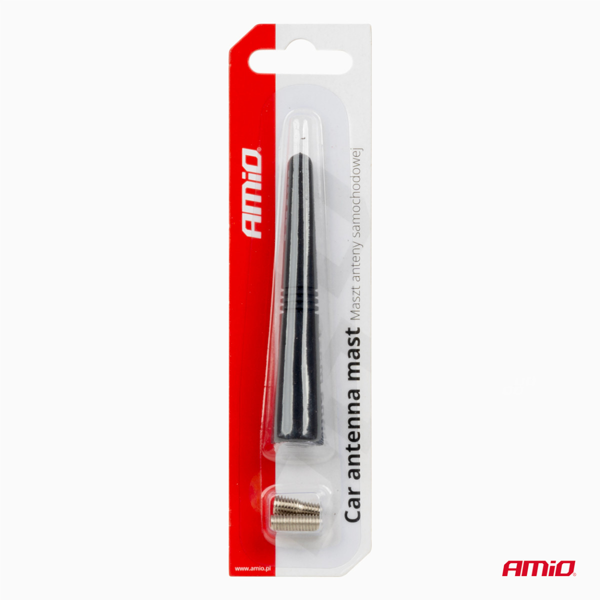 Car antenna 9 cm with 3 adapters 5/6/7 mm ANTM09 AMIO-01509