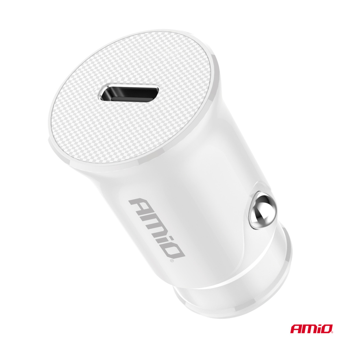 Car charger 20W 12/24V AMiO-03876