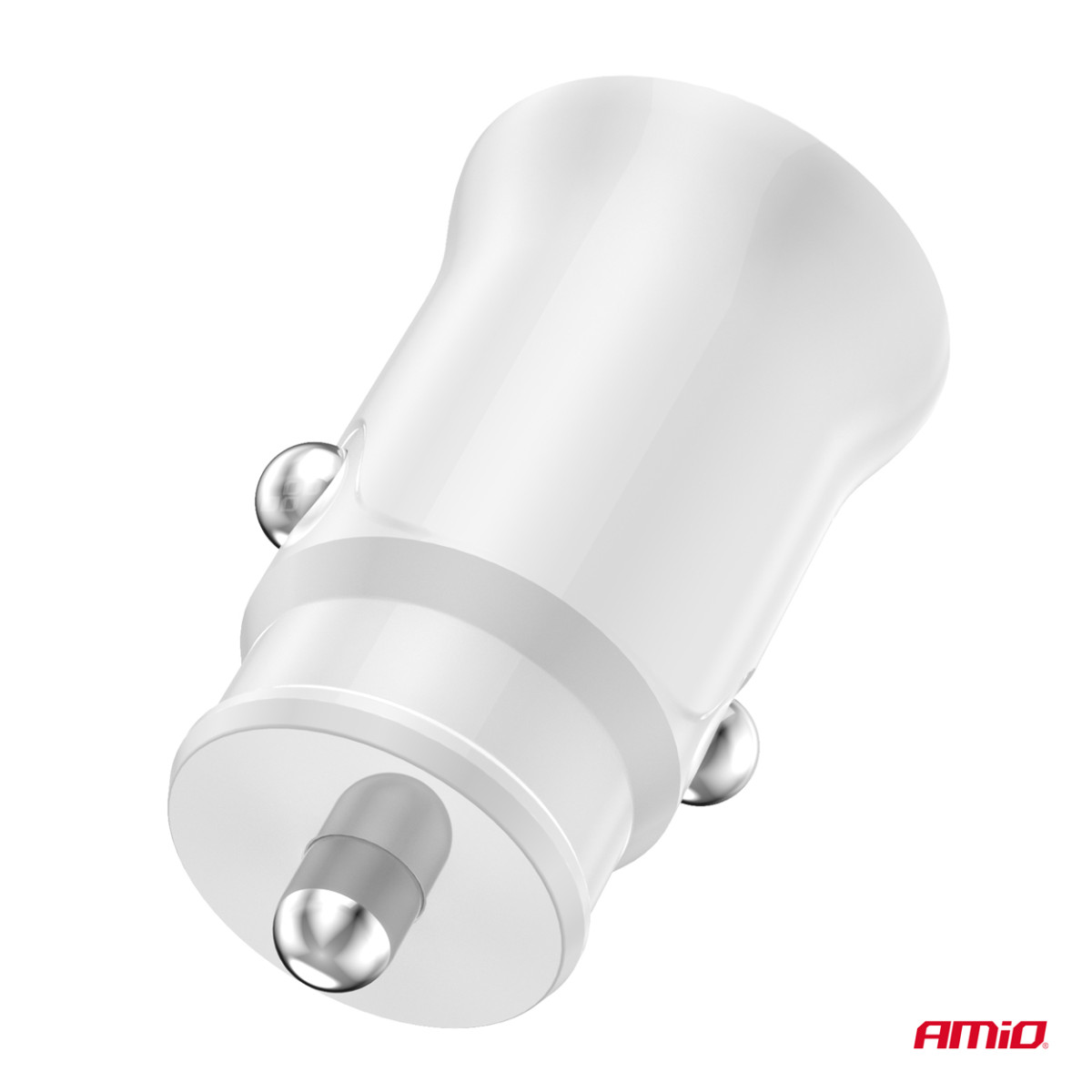 Car charger 20W 12/24V AMiO-03876