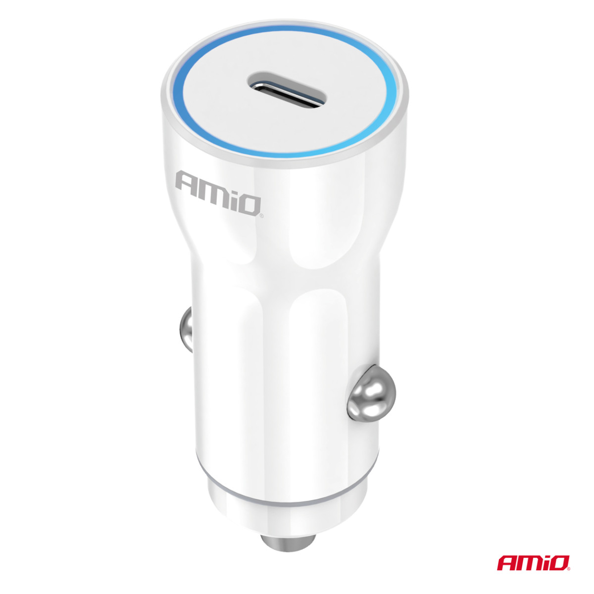 Car charger USB-C 20W 12/24V AMiO-03880