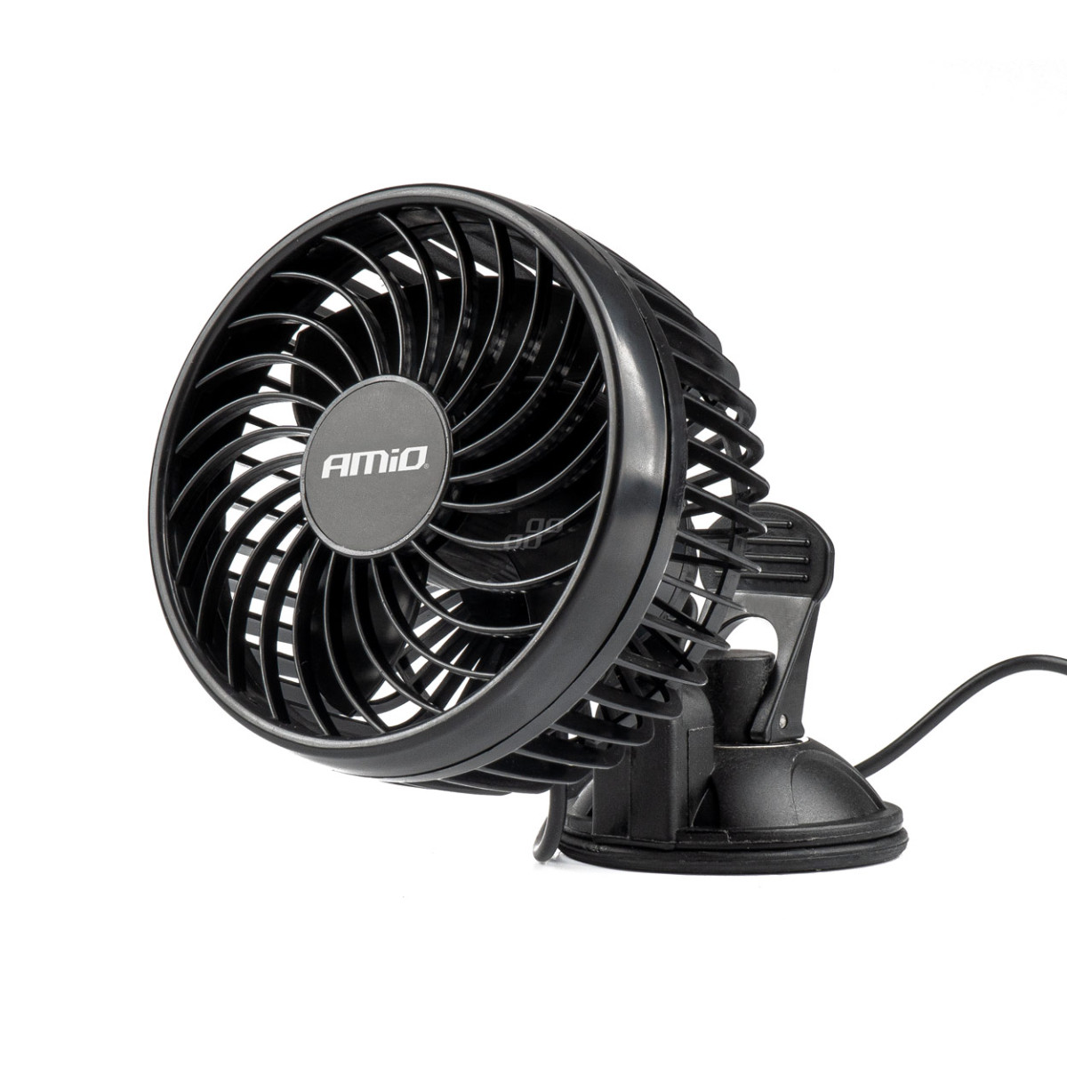 Car fan with suction cup 4.5" 24V