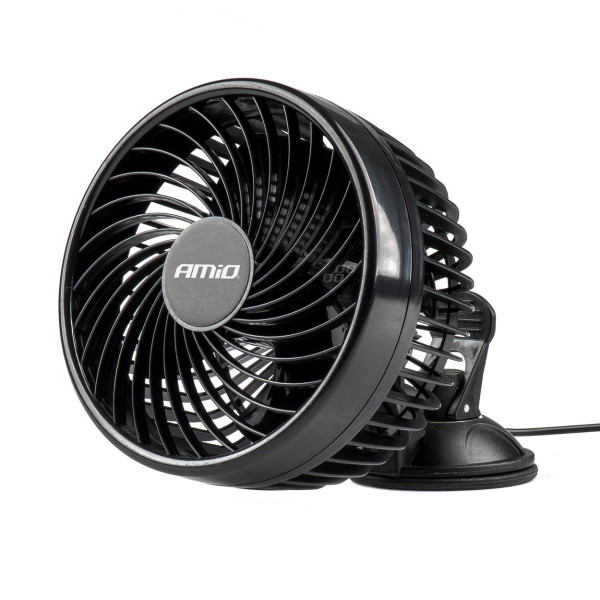Car fan with suction cup 6" 24V