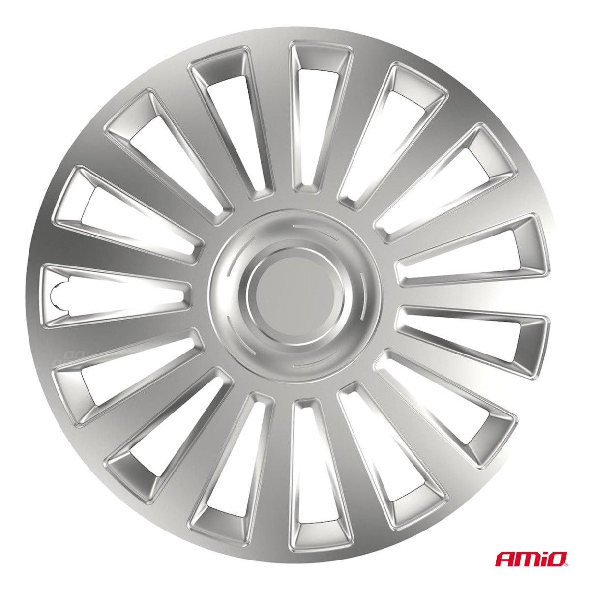 Wheel covers 4 pcs. Luxury, silver 15"