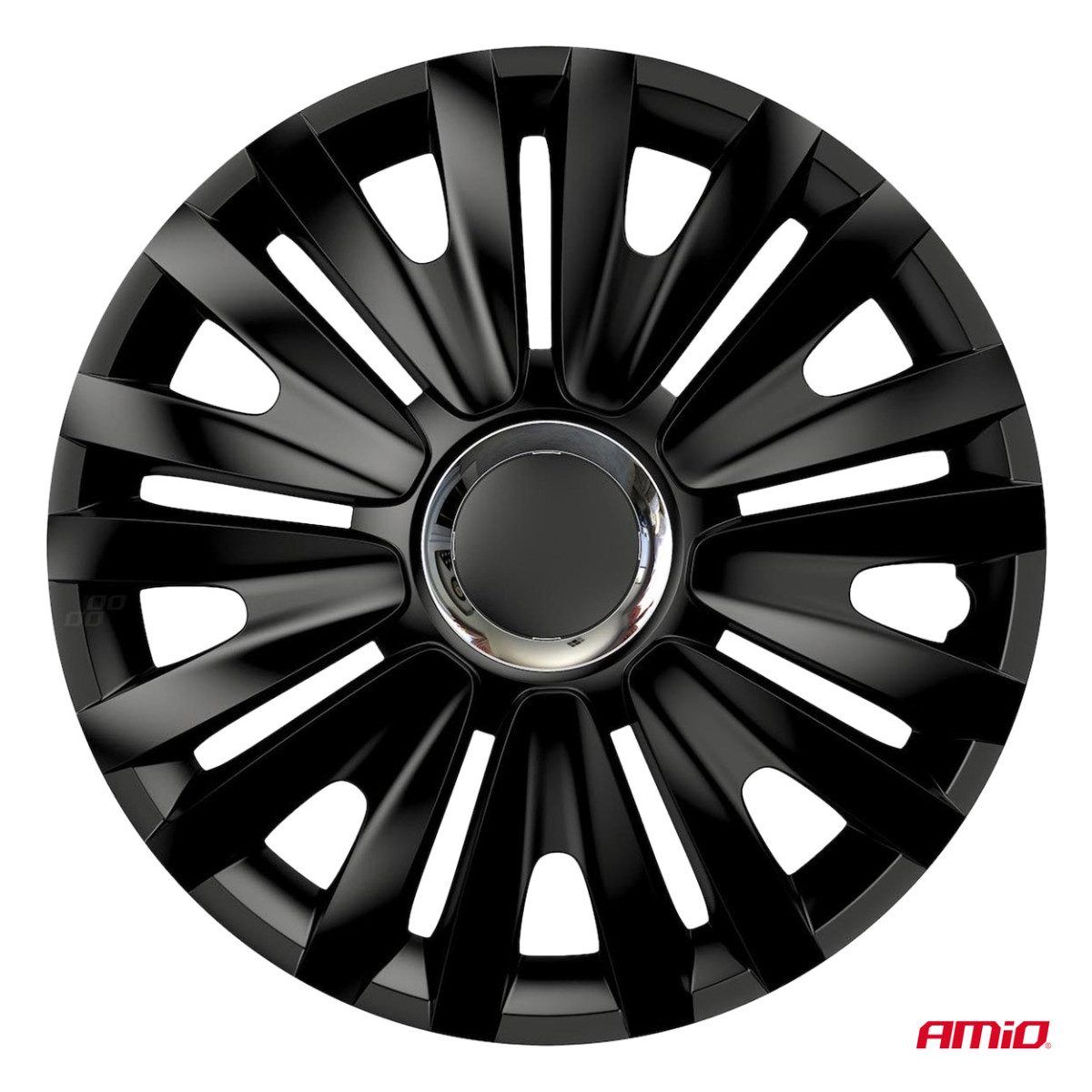 Wheel covers 4 pcs. Royal, black 15"