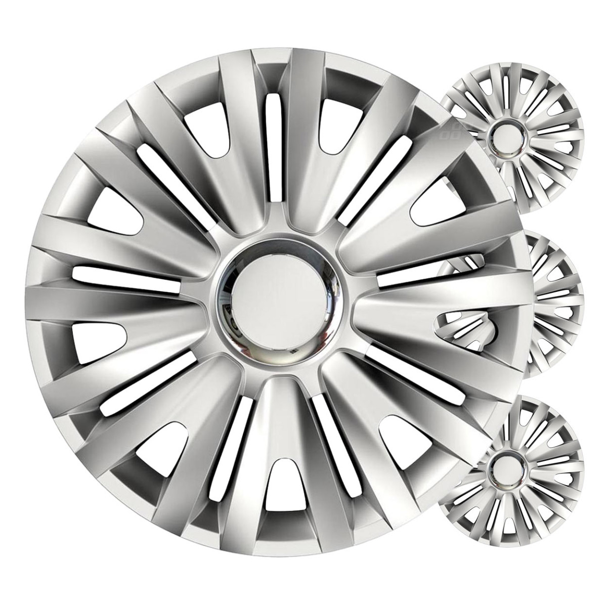 Wheel covers 4 pcs. Royal, silver 16"