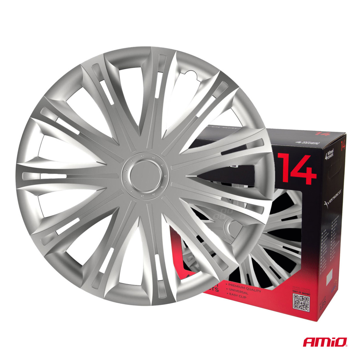 Wheel covers 4 pcs. Spark, silver 14"