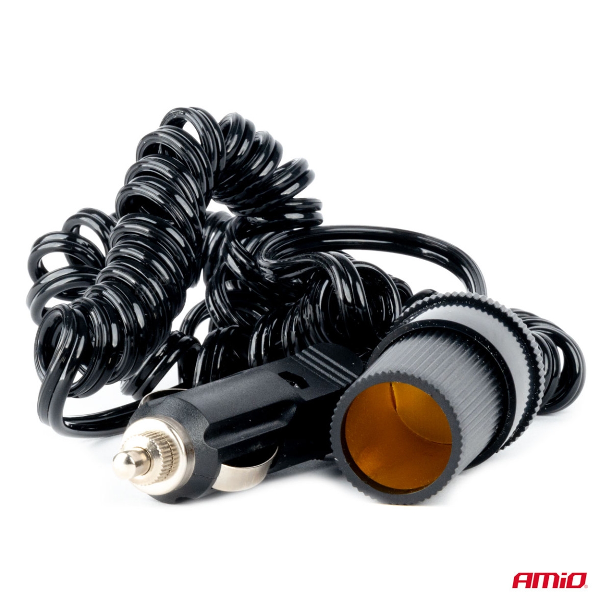 Car power socket extension cable 12/24V 300 cm, AMIO-03805